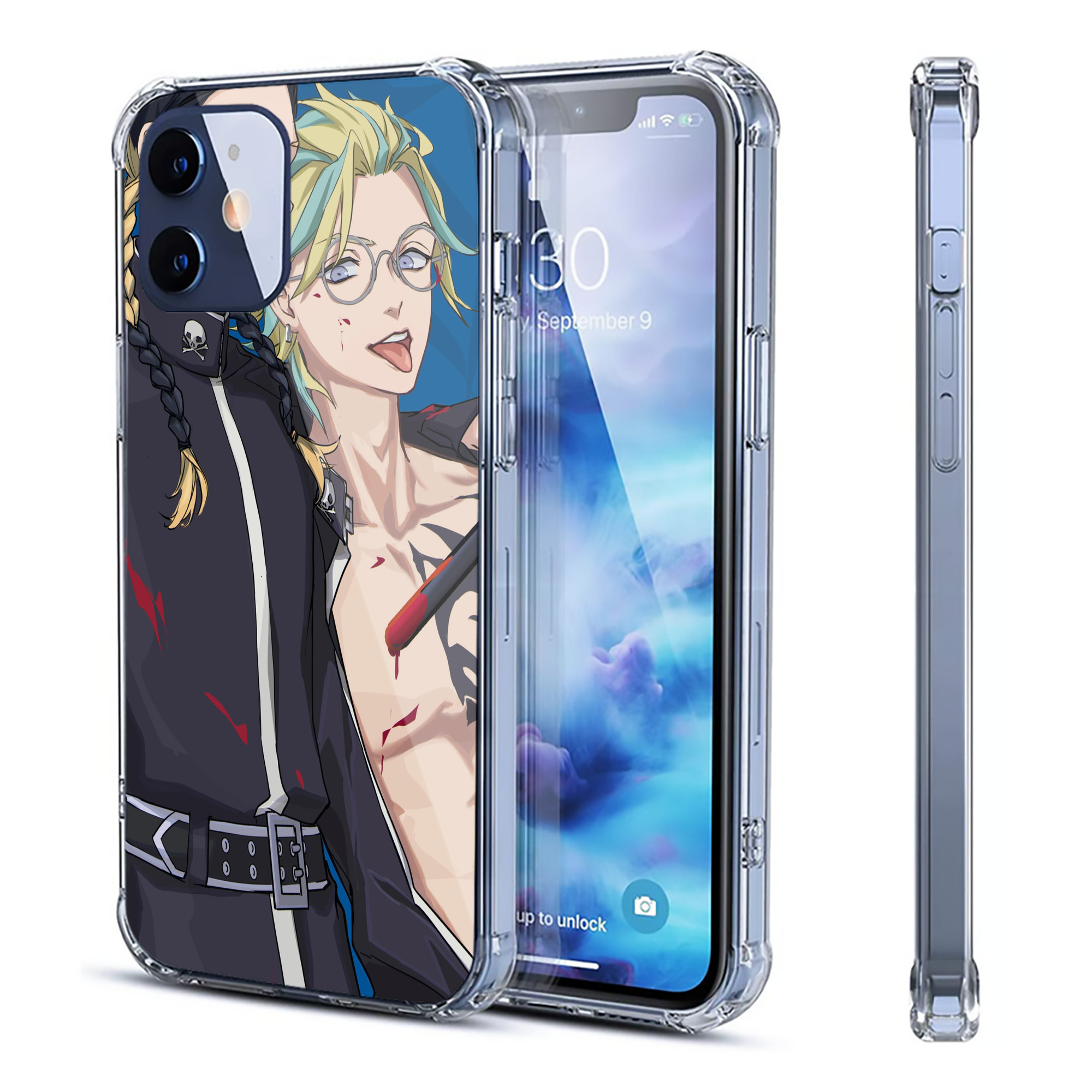 （画像用） 東京リベンジャーズ Tokyo Revengers 【iPhone 12シリーズ対応】透明スマホケース（クリアソフトケース）